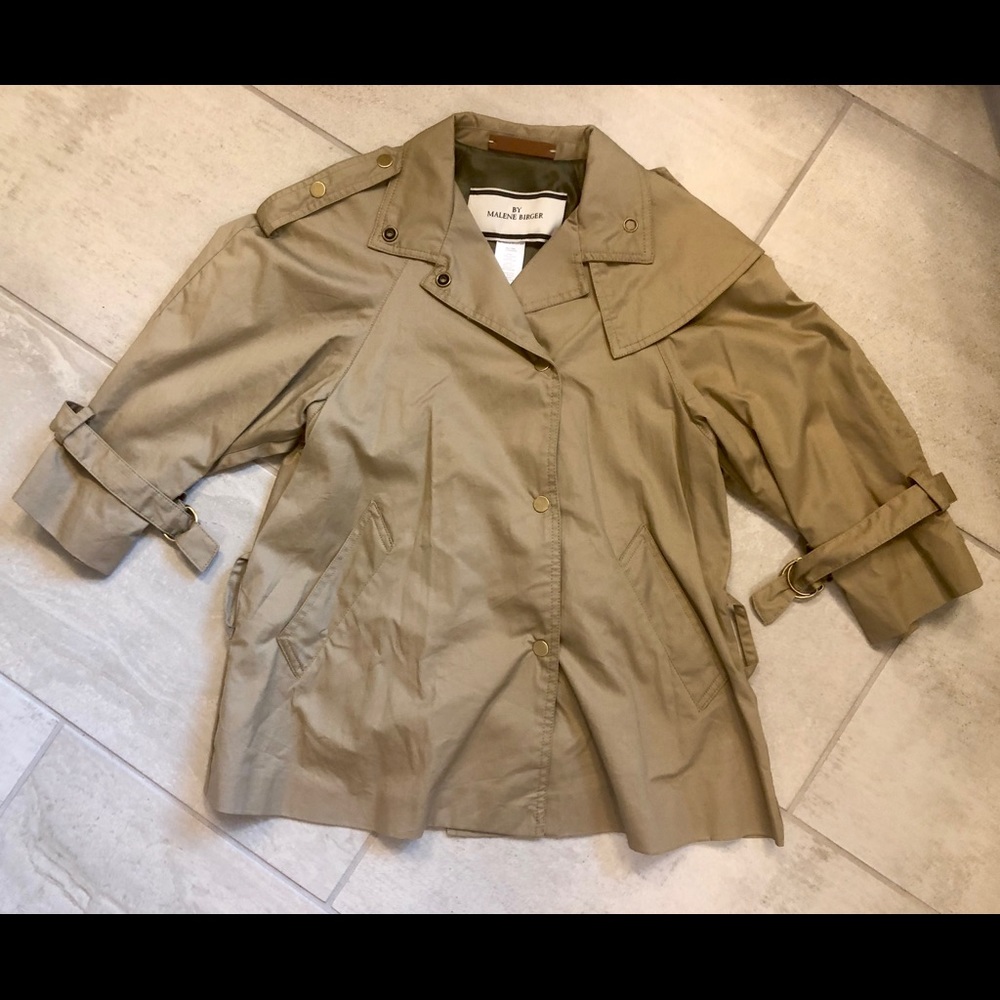 by malene birger cropped trench